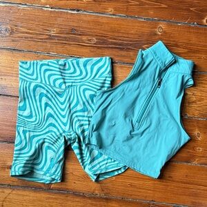 Vitality Athletica Teal Zip Vest